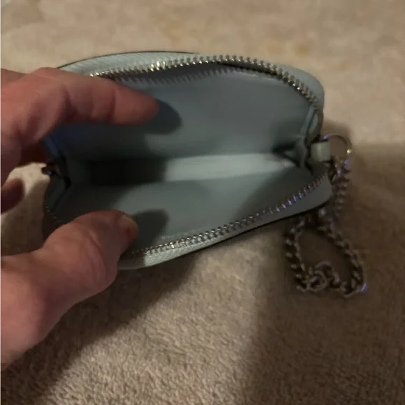 Coach Silver Quilted Card Holder - Picture 4 of 6